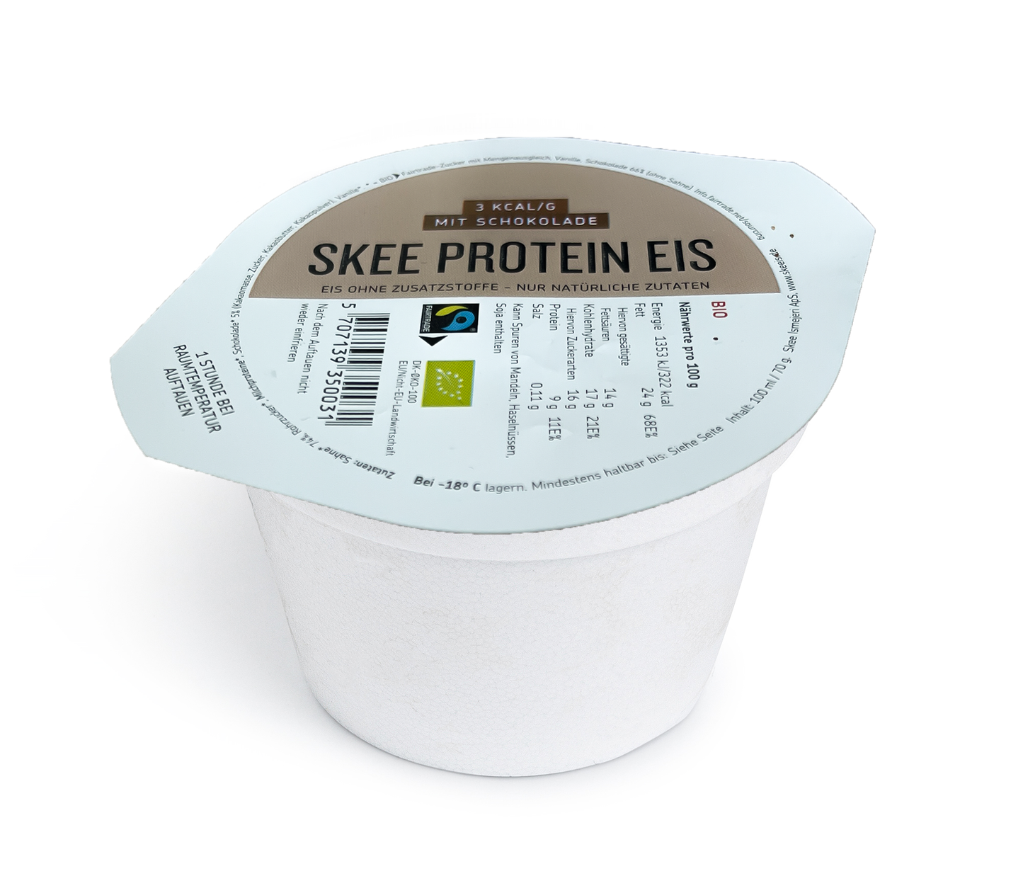 Skee Protein-Eis mit Schokolade