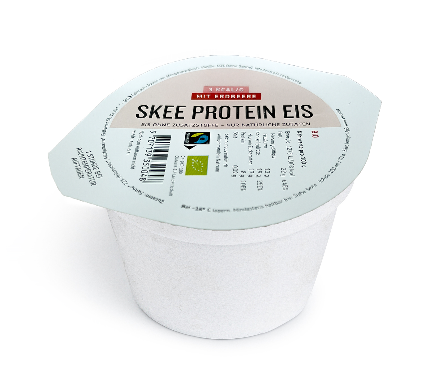 Skee Protein-Eis mit Erdbeere